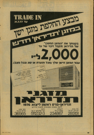 העולם הזה - גליון 2080 - 13 ביולי 1977 - עמוד 18 | העולס הזה
