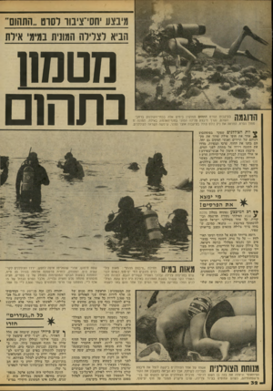 העולם הזה - גליון 2098 - 16 בנובמבר 1977 - עמוד 32 | 1 1 7 1 1 1 1 8 1בעיקבות הסרט התהום המוקרן בימים אלה בבתי־הקולנוע ברחבי העולם, נערך מיבצע צלילה המוני בחוף־האלמוג באילת. תמונה זו יייי * י נ 1#י מתוך הסרט,