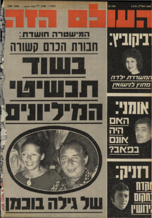 העולם הזה - גליון 2109 - 1 בפברואר 1978