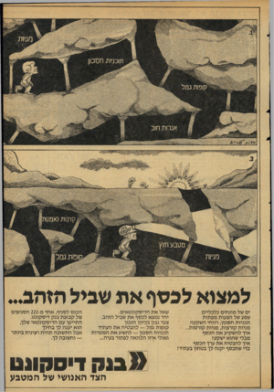 העולם הזה - גליון 2113 - 1 במרץ 1978 - עמוד 15 | תומיוו־נ חסכון ^1 2 1 אגרות חוב קימות נאמנות! מטבע חוץ ס פו ת גמל למצוא לבשף א ת שביל הזהב... ים של מונחים כלכליים שפע של הצעות מפתות תכניות חסכון, רווחי השקעה