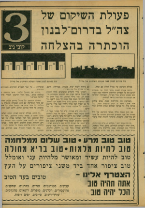 העולם הזה - גליון 2118 - 5 באפריל 1978 - עמוד 21 | פעולת השיקום של צה״ל בדרום־לבנון הוכתרה בהצלחה נוף בדרום לבנון לפני פעולת השיקום של צה״ל פעולת השיקום של צה״ל החלה עם שחר. בשעה ארבע לפנות בוקר החלו קני תותחים