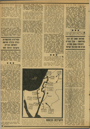 העולם הזה - גליון 2119 - 12 באפריל 1978 - עמוד 15 | — וכן פוליטיות !ואחריות. לכן אין זזו ירדן וסוריה (במקום הבסיסים המסורתיים, בעימקי הנהרות ,׳בצפון ׳ובמזרח טול הכורמענייננו כאן. מה שברור -הוא, שהסבת הגלגל דים