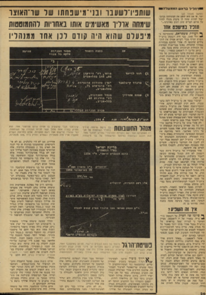 העולם הזה - גליון 2134 - 26 ביולי 1978 - עמוד 26 | דחליל בראש הממשלה (המשך מעמוד )22 יתר, או אם הוא תופס את. המתרחש סביבו. יכול ׳להיות שהיו לו סיבות משלו לחדור על אותם דברים שוב ושוב באתניעו...״ תזכיר במישבט