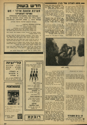 העולם הזה - גליון 2135 - 2 באוגוסט 1978 - עמוד 37 | מסע הצלב שד בגין (המשך מעמוד )25 .עולם ייצאו לעזרת הנוצרים ב׳לבגון, מד. יתעשר. ישראל?״ בגין, שהיה במשך כל השידור בהלך־רוח של התהוללות. ואיומים, היה יכול, אילו