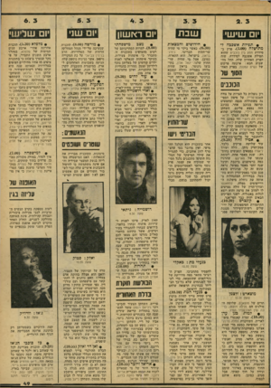 העולם הזה - גליון 2165 - 28 בפברואר 1979 - עמוד 49 | יום שי ש׳ שב ת • תפילת אשכבה למתושלח 3.00 פרק ב־ • חידושים והמצאות סידרת מסע בין כוכבים שזזוא תפילת אשכבה לסידרה, שזה הפרק האחרון שלה. החל מה שבוע הבא: ארבעה