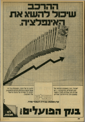 העולם הזה - גליון 2169 - 29 במרץ 1979 - עמוד 50 | :ש::ל1ן*.ך נ; 1311׳ 1114 111: .;1••;׳14 ין?4י ז 3ץ 1.011 ווו ״1+11 ווו ד דן: מיז ץ-ז 4־ !+מ 4ז 4 שביט׳ /קרן הנאמנות החדשה של בנק הפועלים, מורכבת מ 8070- אגרות