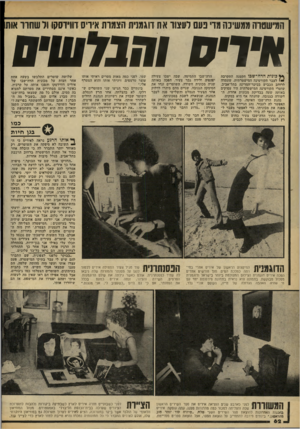 העולם הזה - גליון 2175 - 9 במאי 1979 - עמוד 63 | המישטוה ממשיכה גדי נתת לעצור את ו שמי ת הצתות איריס ווויוסקו ול ש חוו אות 0*1117101 01*0 ** כונית הדה־שס־ הקטנה התקרבה יו לעבר הקורטינה המישטרתית, שעמדה לרוחב