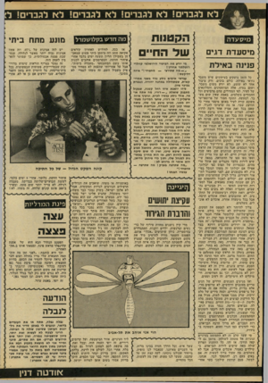 העולם הזה - גליון 2183 - 4 ביולי 1979 - עמוד 74 | ל א לגברים! ל א לגברים! ל א לגברים! ל א לגברים! מיסעד ת דגים פנינה באילת כל הזמן צועקים בעיתונים שיש משבר נוראי באילת. כולם בוכים, ורק ציבור אחד לא שומע, לא