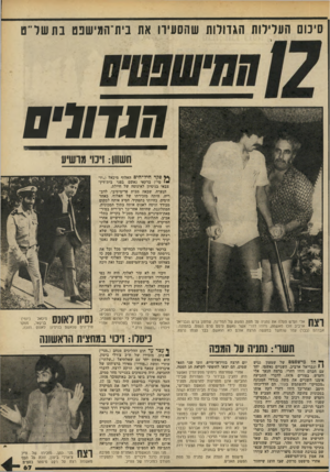 העולם הזה - גליון 2195 - 26 בספטמבר 1979 - עמוד 67 | סיכום העלילות הגדולות שהסעירו את בית־המישפט בת של״ם תשוו: זיכוי מושיע ף * פקד חיל־הים האלוף מיכאל (.יו ־ ״ י מי״) ברקאי נאשם בפני בית־דין- צבאי בניסיון לאינוסה