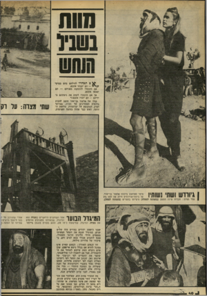 העולם הזה - גליון 2203 - 21 בנובמבר 1979 - עמוד 41 | מסח ^ ם תבחרו להילחם בהם בבוקר — הם יטבחו אתכם, אם תיבחרו להתחבא מפניהם — הם ימצאו אתכם, אך אם תיבחרו לקחת את ניצחונם מ ידיהם — הם יזכרו אתכם!׳׳ קולו של אלעזר