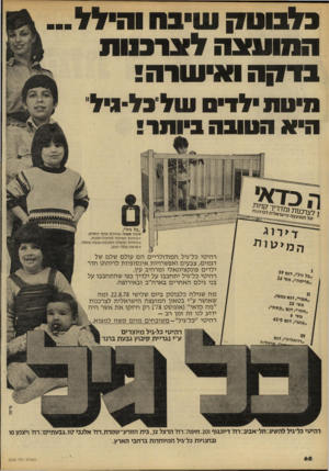 העולם הזה - גליון 2216 - 20 בפברואר 1980 - עמוד 68 | 3לבו !711 שיב ה והילל ... ה חו עצ ה ל צו נוו ח נו קהו אי שר ה! מיטת לדם שלגליגיל־היא הווובה ביו תר! ר. פדא: ״פוי מר,״ ,מס *6 מס׳ 1$ ״אמי׳/יגם ״קש * ״ מם׳ 6