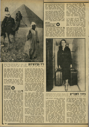 העולם הזה - גליון 2217 - 27 בפברואר 1980 - עמוד 41 | ^ שהם היו בשילטון״ ,מגיעה פאני אשכנזי ,״לגמרי במיקרה״ ,כדבריה׳ למישרדי בית״ר במצודת־זאב. היא היתד. אז אוהדת מושבעת של תנועת- העבודה ואביה, יהודה, פועל