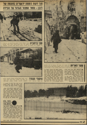 העולם הזה - גליון 2218 - 5 במרץ 1980 - עמוד 32 | תוך דקות נוסתה ׳!־ושרינו במעטה שד לובן ־ והחל המצוד הגדול על הבירה צעיר ירושלמי הצליח למצוא בעליית־הגג של בית־הוריו ׳1 1 *110 4י 11 •4 1 1מגלשי סקי ויצא איתס