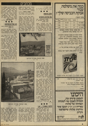 העולם הזה - גליון 2225 - 23 באפריל 1980 - עמוד 8 | כמה את משלמת , עבור אבקת הכביסה שלך? מכחכים (המשך מעמוד )6 פיתום ורעמסס, אין מיבצע קל זה. (ראה ספר שמות, פרק א.)11 / חלון ה ר אוו ה שלמד׳נ ת היהודי בדקי