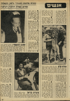העולם הזה - גליון 2227 - 7 במאי 1980 - עמוד 21 | באיזה סלתות התגורד נלס1ן בקאה!,־ ) 9שגריר מצריים ביש ראל׳ סעד מורתדה, נפגש במסיבת קוקטייל עם איש־אילת רפי כלסדן, מי שהתפרסם בשנות החמישים כשישב ארבעה חודשים