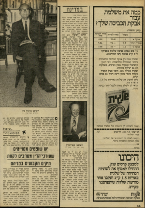העולם הזה - גליון 2227 - 7 במאי 1980 - עמוד 48 | כמה את מ שלמת , עבור אבקת הכביסה שלך? בדקי והשווי: משקל אבקה א׳ שלגיתיצהר אבקה ב׳ מחיר לאריזה מחיר לכביסה אחת 91.40 6.09 7 9 .—84. 5.26 5.60 1/2בום אבקת כביסה
