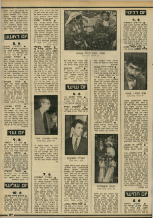 העולם הזה - גליון 2231 - 4 ביוני 1980 - עמוד 57 | עם בנו, אהרון פרדה, המבטיח להיות לא פחות טוב מאביו. עוד בתוכנית שיחה עם הסופר ויקיר ירושלים יהושע סופר שהוא דור רביעי בארץ. יום רביעי י• חידושים והמצאות שידור