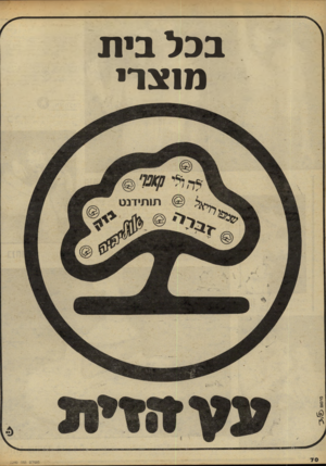 העולם הזה - גליון 2240 - 6 באוגוסט 1980 - עמוד 71 | בכל בית מ