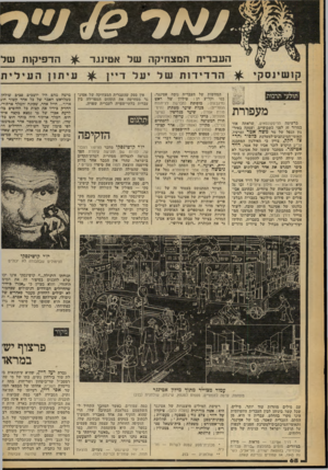 העולם הזה - גליון 2246 - 17 בספטמבר 1980 - עמוד 68 | העברית המצחיקה של אטינגר מעפורת ברשימה הדיטקונטאים, שראתה אור במדור זה לפני כשבועיים, ועסקה באיר- גון הנפל של מר משה ׳אטר ומרעיו, תאומי־המיכתבים־למערכת כ ל פו