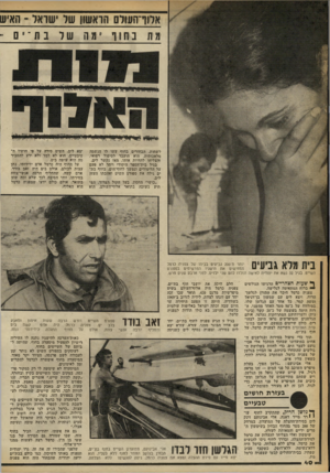 העולם הזה - גליון 2248 - 30 בספטמבר 1980 - עמוד 40 | אלוד־העול הראשון של ישראל ־ ;1איש מיה 1ב הו ו ״ מ ו ׳! 11ל 1נ ת ־ י1ם [ לשחות. הבחורים בחוף עשו לו הנשמה מלאכותית. הוא הועבר לטיפול רפואי, והצליחו להחיות אותו.