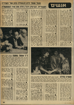 העולם הזה - גליון 2251 - 22 באוקטובר 1980 - עמוד 23 | !עס* שמד היא הגאולה כהן שיל השידה העברית. ובנימין זיו ל גילה את ס 1ד הממשלה 8לפני שהודיע ח״כ יצחק רבי] על התמודדותו עם ח״כ שימעון פרס על ראשות מיפלגת־העבודה,