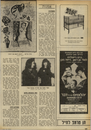 העולם הזה - גליון 2251 - 22 באוקטובר 1980 - עמוד 68 | אמנות גוסטרגיה | א מ! סימן למיטת תינוק טובה י 1תר1 מיטות תינוק, שיחת ומיטות נזער א.מ.י להשיג בתוויות המובחרות. הם עשו חיים משוגעים ו״הרימו חופן יהלומים אחרי