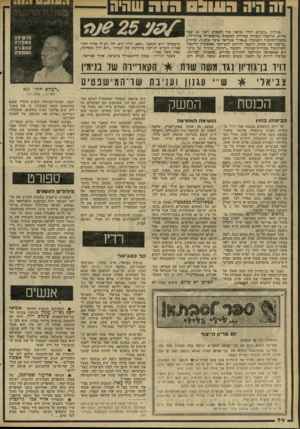 העולם הזה - גליון 2287 - 1 ביולי 1981 - עמוד 74 | חוה שהיה ת חז ד -יז בגיליון ״העולם הזה״ שראה אור השבוע לפני 25 שנה בדיוק, פורסמה השנייה בסידרת הכתבות ״דיקטטורה בדיר?״ ; כתבת־התחקיר התמקדה ב״אהוד אבריאל איבר