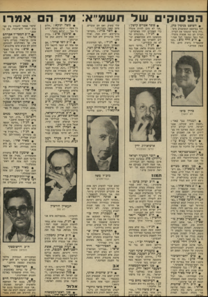 העולם הזה - גליון 2300 - 30 בספטמבר 1981 - עמוד 93 | הפסוק ס שד השמ״א: מה ה אמרו • השופט בנימין כהן, • סופר אפרים קישון : לעד במישפט המפוצצים מיפו : ״היה כדאי שתמקד את דבריך. דבריך הם כמו פצצות מיצרר, הכל נופל
