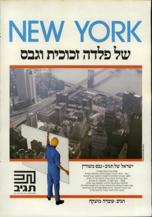 העולם הזה - גליון 2306 - 11 בנובמבר 1981 - עמוד 66 | <ומ 0ץ של פלדה זכוכית וגבס ניתם מערכות תדמית ישראל של תגיב־ גבם משוויו תגיב בונה גבס בלשורין. גבס -חומר הבניה הנפוץ ביותר בארצות הברית הופך בשנים האחרונות