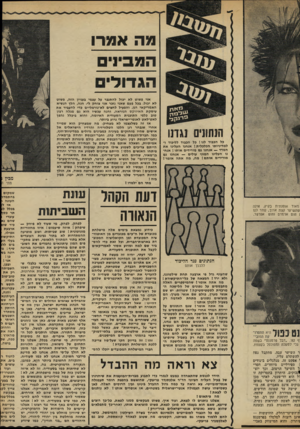 העולם הזה - גליון 2307 - 18 בנובמבר 1981 - עמוד 25 | מה אמרו המגב׳! הגדודי הנתונים עדנו כל הכבוד לנו! כל הכבוד לליכוד ולמדיניותו הכלכלית! אנחנו העלינו את המדד — אנחנו גם מורידים אותו ! אנחנו העלינו המוני עולים —