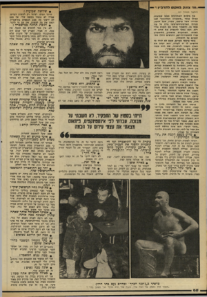 העולם הזה - גליון 2325 - 24 במרץ 1982 - עמוד 64 | ״אני צועק במקנס דהו״ביץ !״ י (המשך מעמוד )67 אך בימים האחרונים נפוצו שמועות, כאילו עומד ״תיאטרון המדרגות״ לפני סגירה. אשר צרפתי, אמרו, אכל אותה. מנהלו