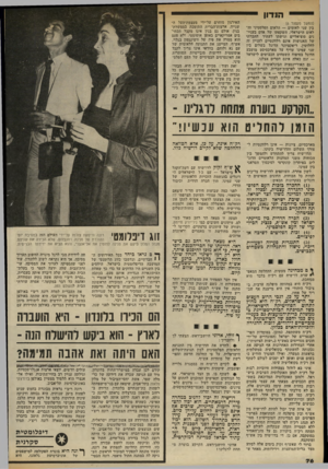 העולם הזה - גליון 2325 - 24 במרץ 1982 - עמוד 72 | הנדון (המשך מעמוד )6 בין שני לאומים — הלאום הפלסטיני וה לאום הישראלי. השקפתו של אדם בעניינים סוציאליים וגישתו לעתיד החברתי של האנושות אינם רלוונטיים לעניין זה