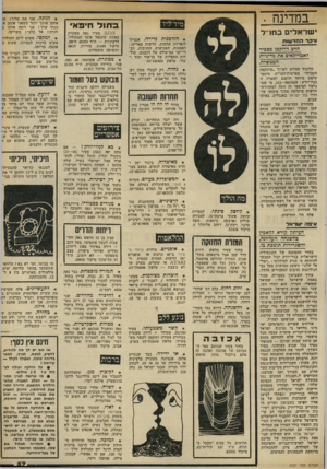 העולם הזה - גליון 2327 - 7 באפריל 1982 - עמוד 57 | ב מדינ ה . מיד־ליד ב חו ל חיטא ישראלים בוזו״ ל * הזדמנות נדירה. אנציקלופדיות שלמות, חדשות באריזה : האמנות, האנושות, התרבות, דב־רי־ימי עם־עולם של דובנוב, תולדות