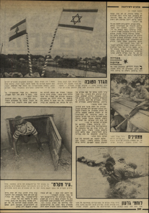 העולם הזה - גליון 2333 - 19 במאי 1982 - עמוד 30 | מרו 3׳ םלמ״ דהמה (המשך מעמוד )27 לו נפלתי מהחלל. זה לא נכון, אנחנו לא ׳מיסכנים, אבל הייתי רוצה שהילדים ׳מתל־אביב ירגישו מה שאני מרגישה, כשאני צריכה לישון