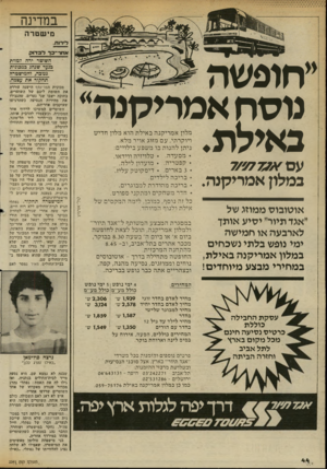 העולם הזה - גליון 2341 - 11 ביולי 1982 - עמוד 44 | במדינה סישטרה לי רו ת, אחר־ ברל 3רו? השוטר ירה, למוות כנער שנהג כמכונית גנובה, דהמישמרח תחקור את עצמה. חופשה נוס ח אמריקנה באילת. עם במלון אמריקנה. א7 777