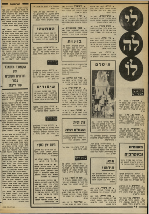 העולם הזה - גליון 2353 - 6 באוקטובר 1982 - עמוד 48 | * דרוש. לקשר יפה שייבנה באיזור נתניה, דרוש רווק, חכם, גבוה ונאה. ת״ד ,133 שבי־ציון, מיקוד .25227 * קיבוצניק. קיבוצניק נאה, ,31/170 מעוניין בנאה ונחמדה למטרה
