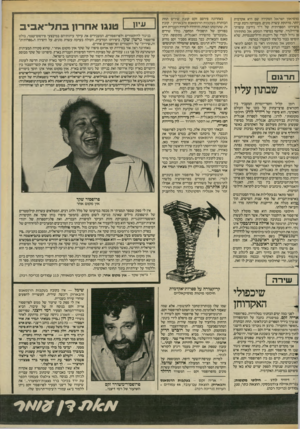 העולם הזה - גליון 2384 - 11 במאי 1983 - עמוד 58 | מוסיאון ישראל הסקירה שם היא אקדמית יותר, מרתקת עשרת מונים, מעמיקה ורבת עניין מיצירתו הספרותית של ד״ר גידעון עופרת־פרידלנרר, שחשף בסיפרו המסע אל מתתיהו פן גרול