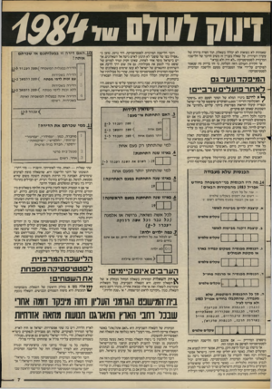 העולם הזה - גליון 2385 - 17 במאי 1983 - עמוד 8 | דוו ק לשדם *י 4 3 1 4 שאמהות לא נשואות לא יכללו בשאלון, תוך הפרה ברורה של עקרון השיוויון. על שאלה בעניין זה משיב הדובר של הלישכה המרכזית לסטטיסטיקה :״לא היה