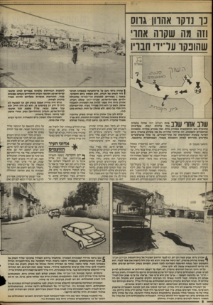 העולם הזה - גליון 2393 - 13 ביולי 1983 - עמוד 7 | כר נדקר אהרון גרוס וזה מה שקדה אחרי ש הו פ קו ע ליי ך׳ זבריו ס כ כינ _ ודאוט.1ב 1ס ע ודר ^ י ׳ י 7־ ״1 *1111 צוות העולם הזה שהיה בחברון *1111ה 1111ב (בה עדויות