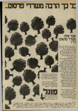 העולם הזה - גליון 2401 - 4 בספטמבר 1983 - עמוד 48 | :ל כך הרבה משרדי פרסום אבל איזה משרד מתאים החברה שלך מתפתחת, אבל. אתה רוצה שתתפתח עוד יותר. אתה יודע שמערכת השיווק שלך זקוקה לטלטלת גבר. אתה גם יודע שחלק