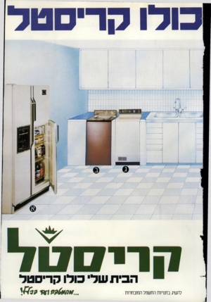 העולם הזה - גליון 2401 - 4 בספטמבר 1983 - עמוד 53 | הכית שדי כולו קריסטל להשיג בחנויות החשמל המובחרות