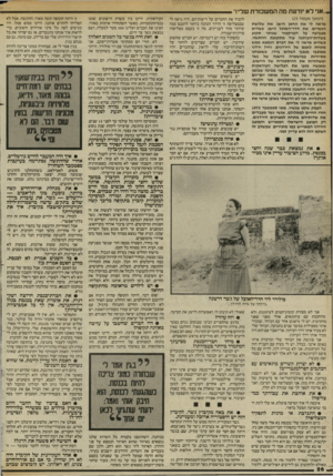 העולם הזה - גליון 2408 - 26 באוקטובר 1983 - עמוד 26 | ״אני ל א יודע ת מה ה מ שכו ר ת שלי! (המשך מעמוד )25 מראה לי את החאן הישן, את שלושת הגשרים, את חדר״האוכל הישן, כשהיא מצביעה על הטרקטור שנותר תקוע בשדות־הכותנה