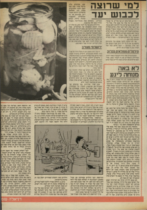 העולם הזה - גליון 2411 - 16 בנובמבר 1983 - עמוד 37 | דמי שרוצה לכבו ש יעד כידוע, לכל אדם יש שני צדדים. עד עכשיו שמעתם על צד אחד של אמא שלי, אבל כדי להיות הגונה, אני צריכה מיד להראות לכם גם את הצד השני שלה. והצד