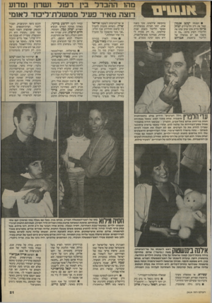 העולם הזה - גליון 2414 - 5 בדצמבר 1983 - עמוד 21 | המנחה יעקב אגמון שאל את ח״כ הליברלים יצחק ברמן מדוע אינו עוזב עתה את הליכוד? השיב ברמן :״מה זה משנה אם יש ממשלה של הליכוד בראשות אברהם מהו ההבדל בין רפול 1שרוז