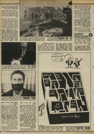 העולם הזה - גליון 2421 - 25 בינואר 1984 - עמוד 17 | 4ד ¥ 4 4 9 של חבש וחוואתמה, עשויים לשאוף לכך, אולם אין הם נהנים מעוצמה צבאית ותמיכה פוליטית כזאת של הפת׳ח בראשות ערפאת. אשר לסורים — ברור שהללו אינם מעוניינים