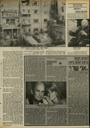 העולם הזה - גליון 2423 - 8 בפברואר 1984 - עמוד 44 | קולנוע היציקזק סרט גאוני בהחלט הוזל בשבוע הבא, הסרט הטוב ביותר שיוצג בתל־אביב, יהיה בן 32 שנים ושמו החלון האחורי אין זו ביקורת על הסרטים האחרים המוצגים בעיר,