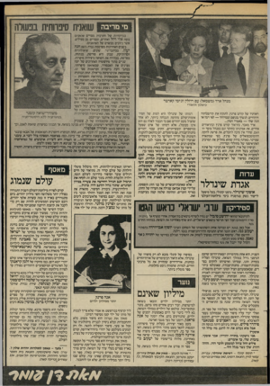 העולם הזה - גליון 2434 - 25 באפריל 1984 - עמוד 45 | שאניח סינווחיח בפשרה מנהל ארד(מ שמאל) עם רוזלין וגיימי קארטר כישלון תי אורי ראותיו של קורט סרנץ, לתקון: את קורבנותיו היהודים, לנשוך בגופם ובמיוחד — לסי רמז או