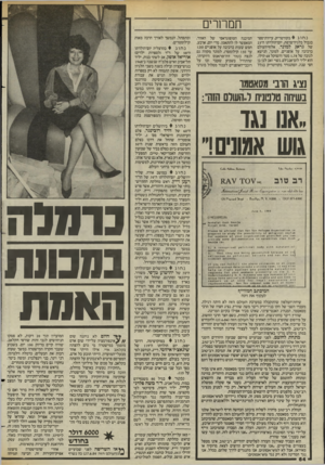 העולם הזה - גליון 2444 - 4 ביולי 1984 - עמוד 64 | תמהרי נחוג בקורטריק, עיירת־ספר בגבול בלגיה־צרפת, יום־הולדתו ה־23 של גראג למונה אלוף־העולם ברכיבה על אופניים. למונד, הנישא לגובה של 1.78 מטר והשוקל 68 קילו, הוא