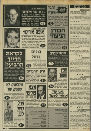 העולם הזה - גליון 2451 - 22 באוגוסט 1984 - עמוד 3 | מכתכים כתבתהשערה קד מי; מי יהיה ה אי ש? פעם בשנה, בראש השנה העברי, בוחר העולם הזה את -איש השנה׳. כמה קוראים הציצו בלוח וגילו כי המועד קרוב. בהנחה כי שימעון