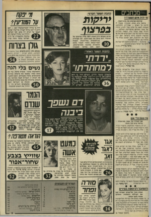 העולם הזה - גליון 2452 - 29 באוגוסט 1984 - עמוד 3 | מכוזבים מי יהיה איש תשנז״ד? קוראים מציעים את איש השנה. שימעון פרס, כמובן. תכונותיו. שעמדו לו לרועץ כל השנים — אפרוריות, חלקלקות, הנכונות לספוג כל עלבון מבלי